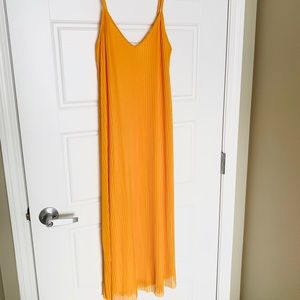 Zara Pleated Maxi Dress